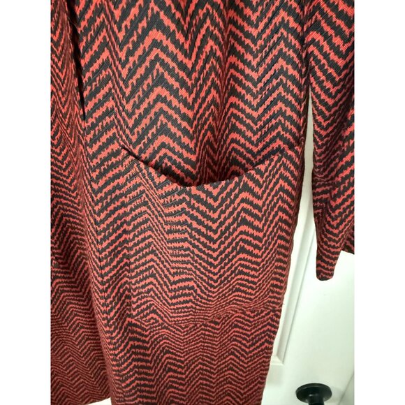 Vtg. Weinberg Paris Mod Long Coat Dress Double-Breasted Gold Buttons Womens Sz.M - Picture 4 of 8